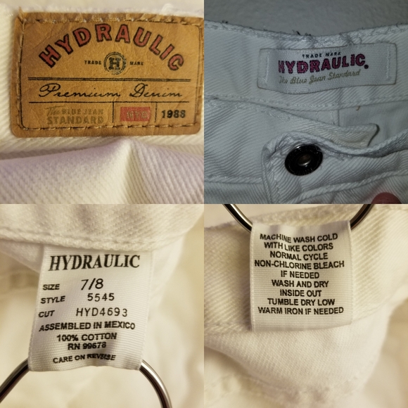 Y2K 100% Cotton Hydraulic Fit Flare Jeans - Picture 2 of 9